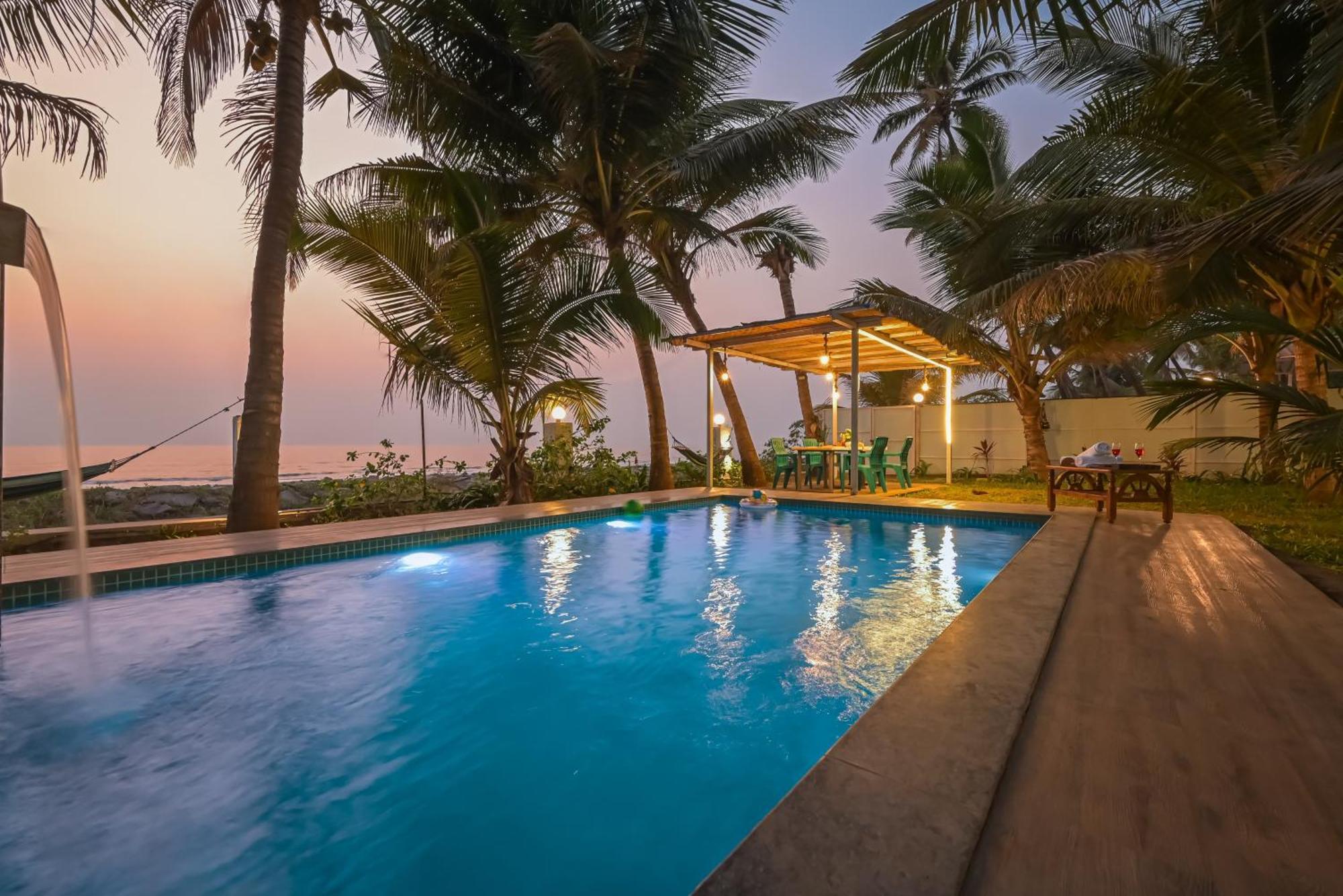 En Ocean Infinity Pool Villa Overlooking Sea ,Beach Touch Alībāg Dış mekan fotoğraf